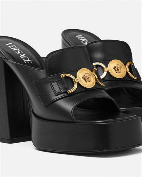 versace medusa sliders|Versace platform medusa.